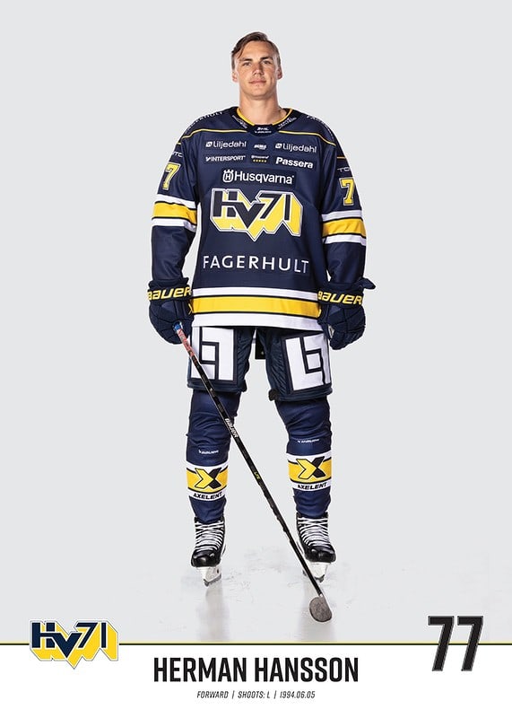 Herman Hansson #77 HV71 2023/2024-12