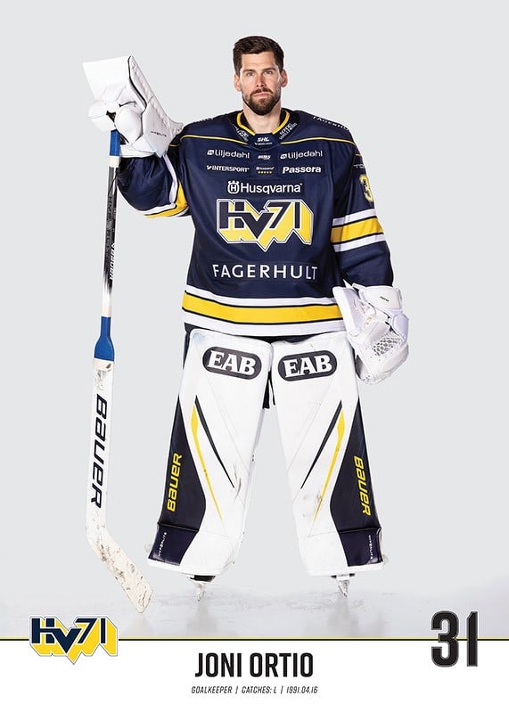 Joni Ortio #31 HV71 2023/2024 No1-12