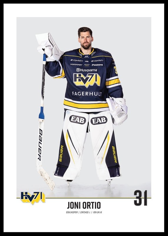 Joni Ortio #31 HV71 2023/2024 No1-12