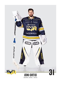 Joni Ortio #31 HV71 2023/2024 No1-1