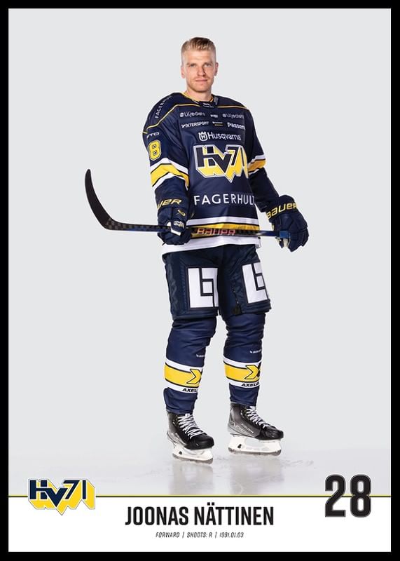 Joonas Nättinen #28 HV71 2023/2024-12