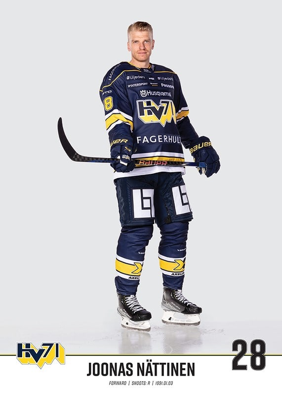 Joonas Nättinen #28 HV71 2023/2024-12