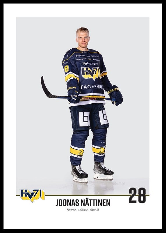 Joonas Nättinen #28 HV71 2023/2024-12