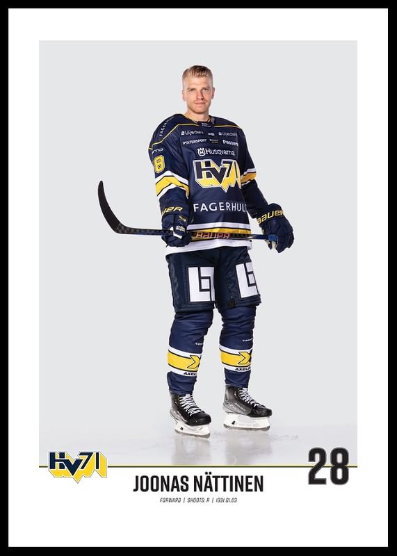 Joonas Nättinen #28 HV71 2023/2024-12