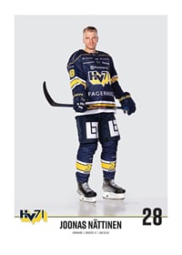 Joonas Nättinen #28 HV71 2023/2024-1