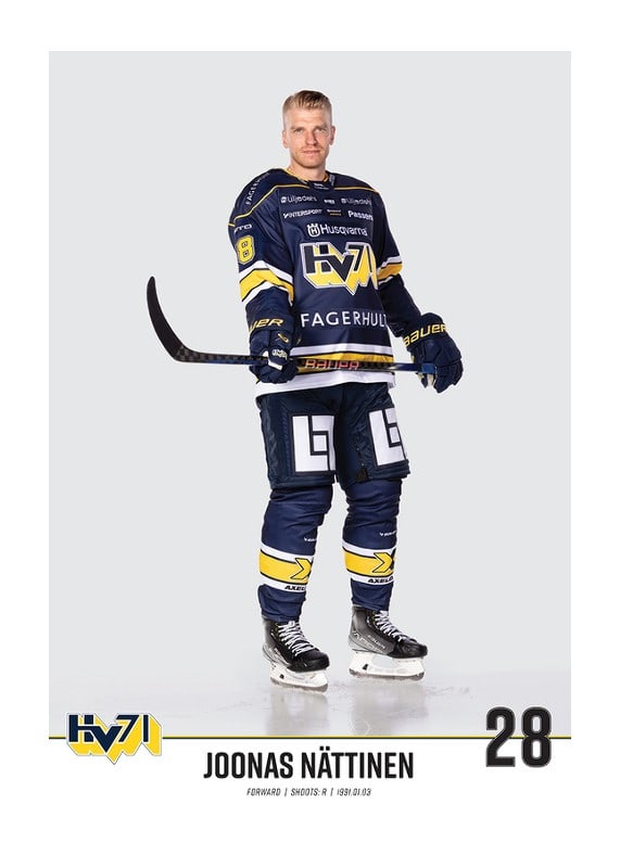 Joonas Nättinen #28 HV71 2023/2024-12