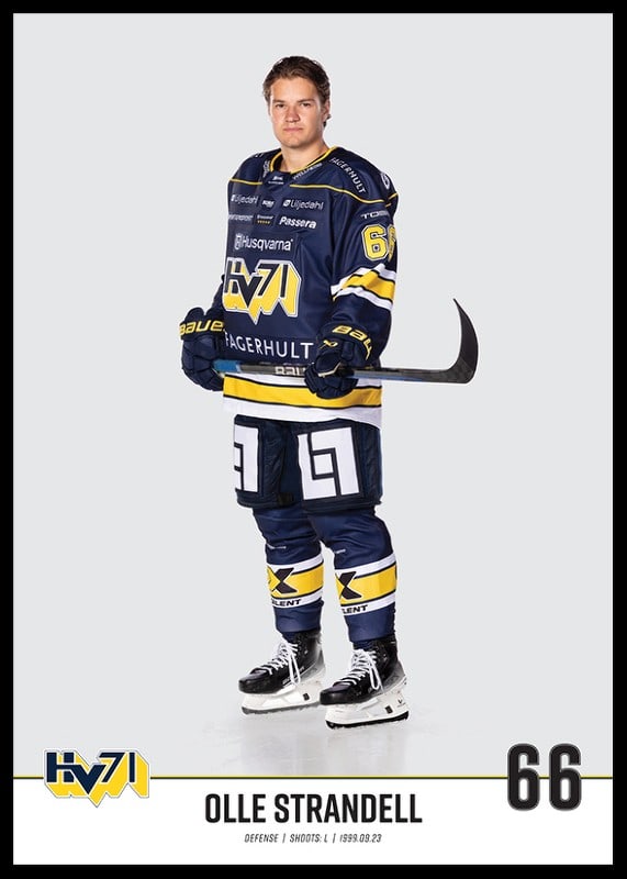 Olle Strandell #66 HV71 2023/2024-12