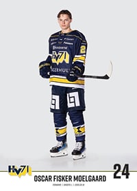 Oscar Fisker MoelGaard #24 HV71 2023/2024 No2-3