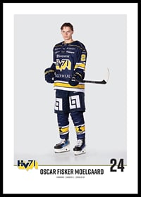 Oscar Fisker MoelGaard #24 HV71 2023/2024 No2-0