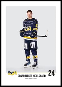 Oscar Fisker MoelGaard #24 HV71 2023/2024 No2-0