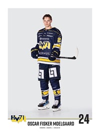 Oscar Fisker MoelGaard #24 HV71 2023/2024 No2-1