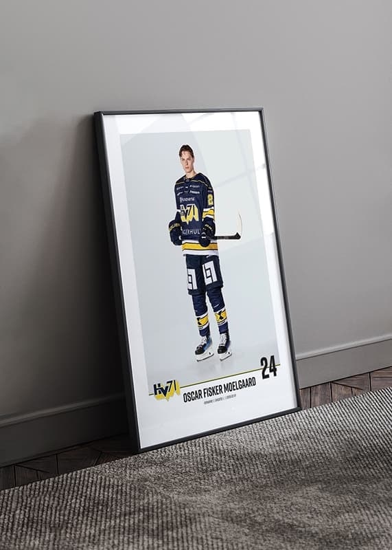 Oscar Fisker MoelGaard #24 HV71 2023/2024 No2-12