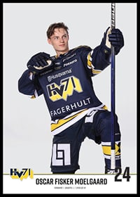 Oscar Fisker MoelGaard #24 HV71 2023/2024 No1-2