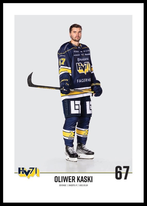 Oliwer Kaski #67 HV71 2023/2024 No2-12