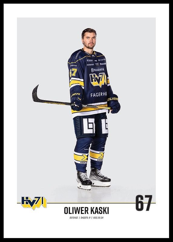 Oliwer Kaski #67 HV71 2023/2024 No2-12