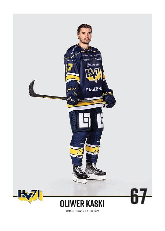 Oliwer Kaski #67 HV71 2023/2024 No2-12