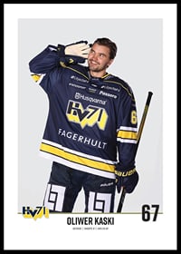 Oliwer Kaski #67 HV71 2023/2024 No1-0