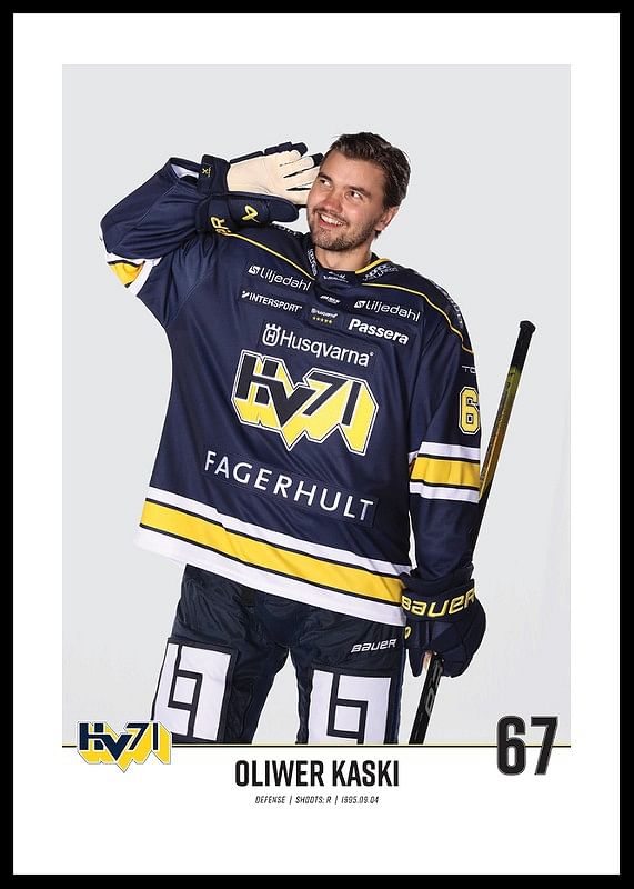 Oliwer Kaski #67 HV71 2023/2024 No1-12