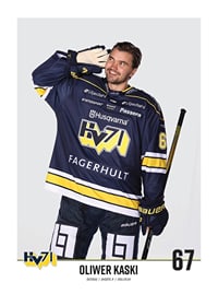 Oliwer Kaski #67 HV71 2023/2024 No1-1
