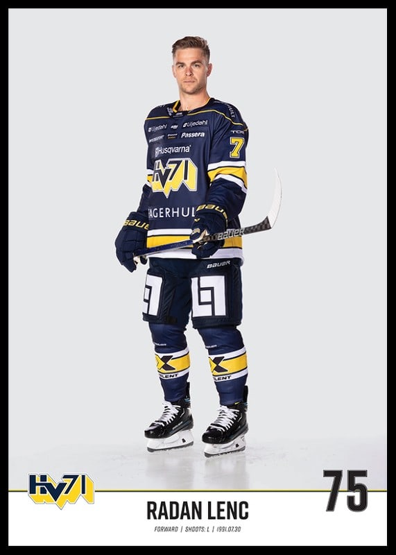 Radan Lenc #75 HV71 2023/2024 No2-12