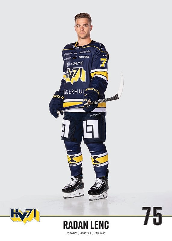 Radan Lenc #75 HV71 2023/2024 No2-12