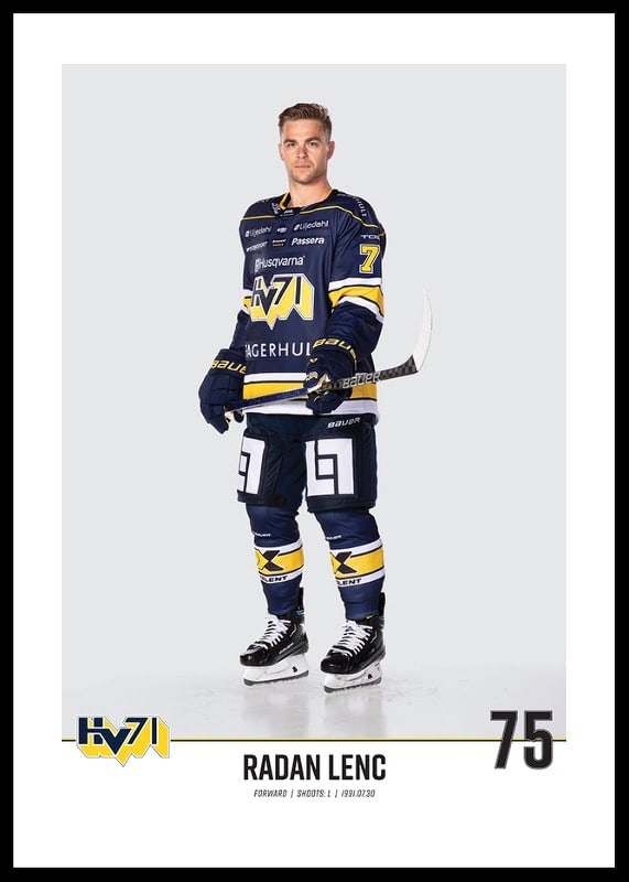 Radan Lenc #75 HV71 2023/2024 No2-12