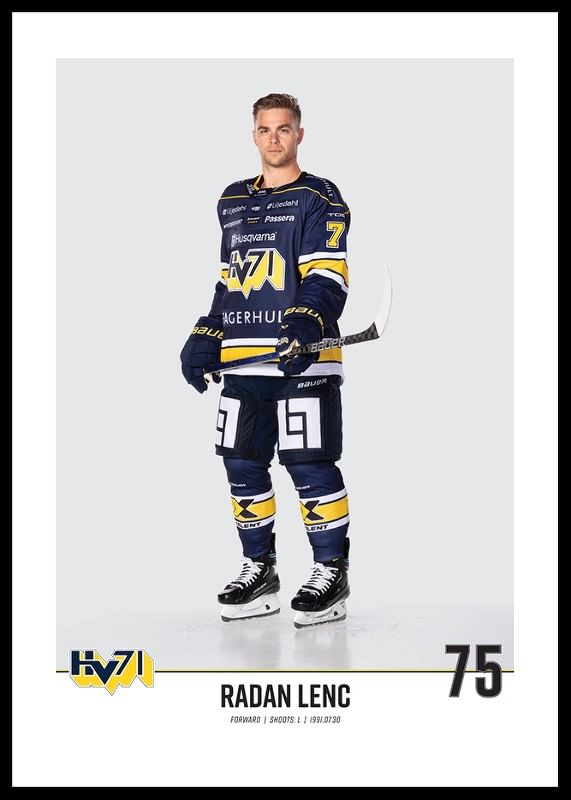 Radan Lenc #75 HV71 2023/2024 No2-12