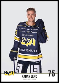 Radan Lenc #75 HV71 2023/2024 No1-2
