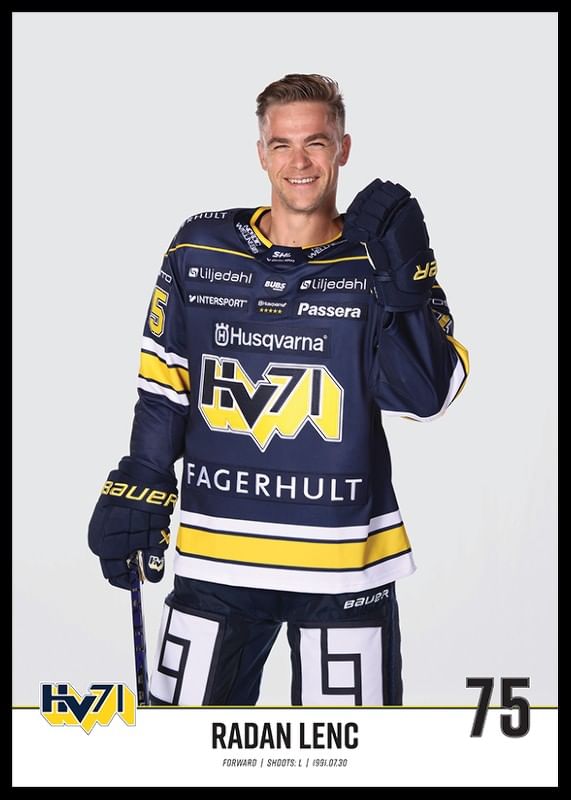 Radan Lenc #75 HV71 2023/2024 No1-12