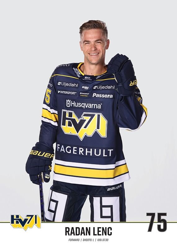 Radan Lenc #75 HV71 2023/2024 No1-12