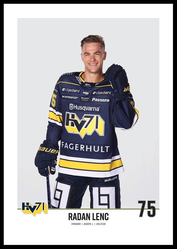Radan Lenc #75 HV71 2023/2024 No1-12