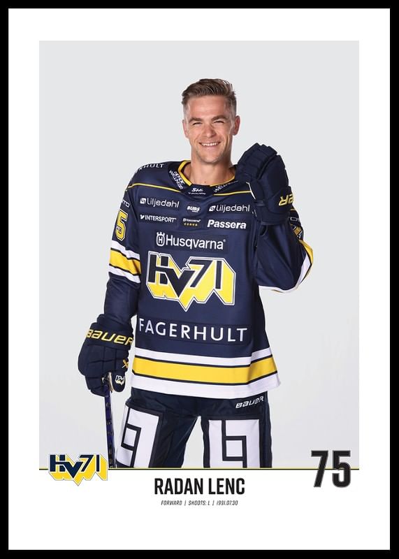 Radan Lenc #75 HV71 2023/2024 No1-12