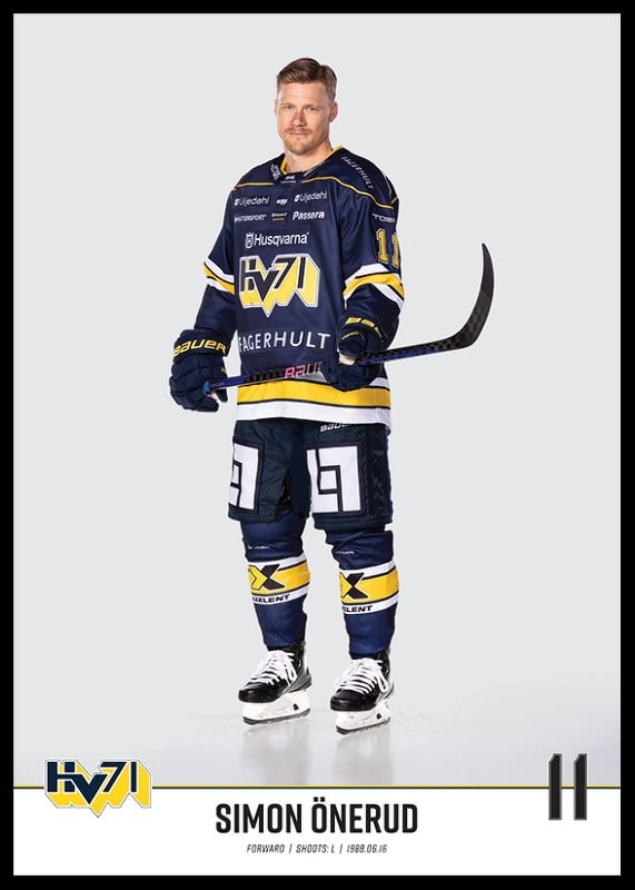 Simon Önerud #11 HV71 2023/2024 No2-12