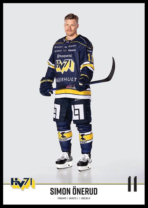 Simon Önerud #11 HV71 2023/2024 No2-12