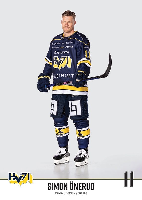 Simon Önerud #11 HV71 2023/2024 No2-12