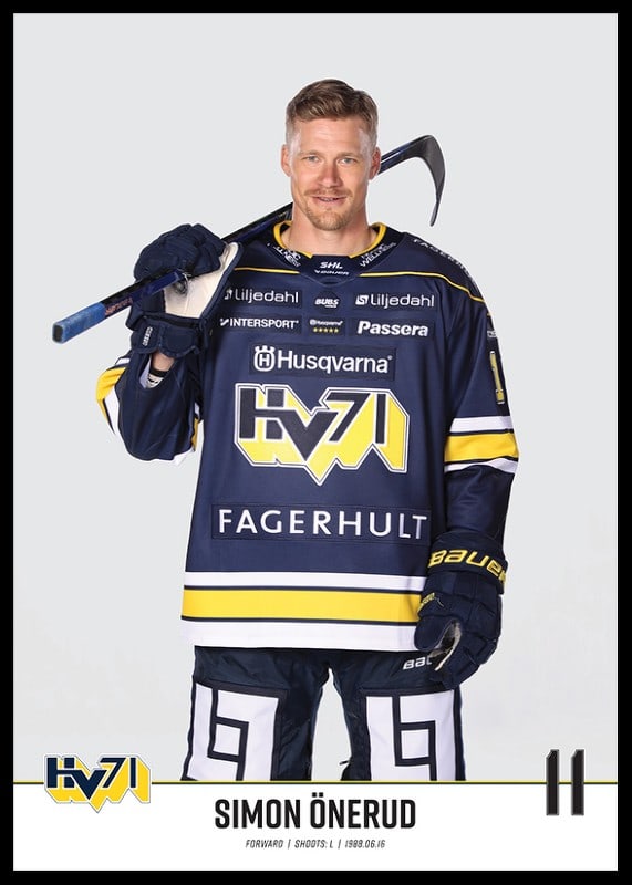 Simon Önerud #11 HV71 2023/2024 No1-12
