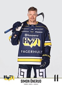 Simon Önerud #11 HV71 2023/2024 No1-3