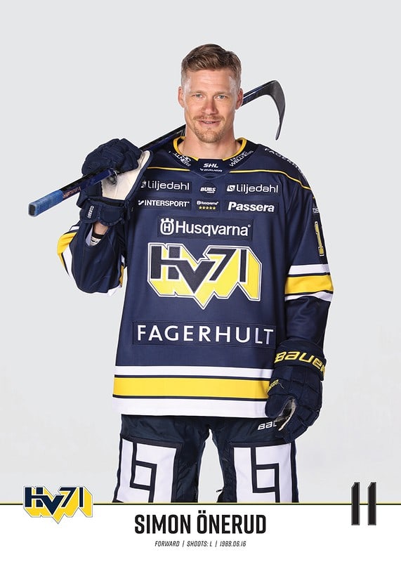 Simon Önerud #11 HV71 2023/2024 No1-12