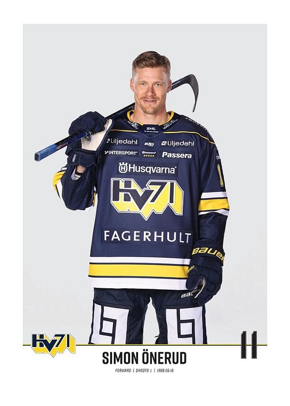 Poster Simon Önerud #11 HV71 2023/2024 No1