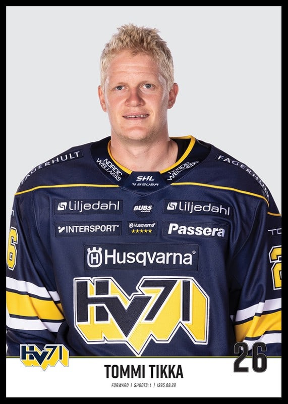 Tommi Tikka #26 HV71 2023/2024-12