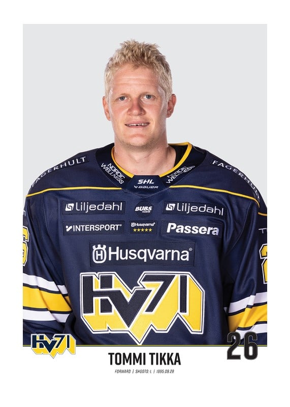 Tommi Tikka #26 HV71 2023/2024-12