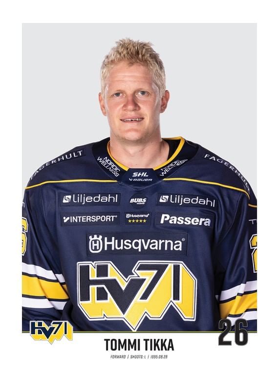 Poster Tommi Tikka #26 HV71 2023/2024