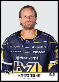 Mattias Tedenby #21 HV71 2023/2024 No2-2