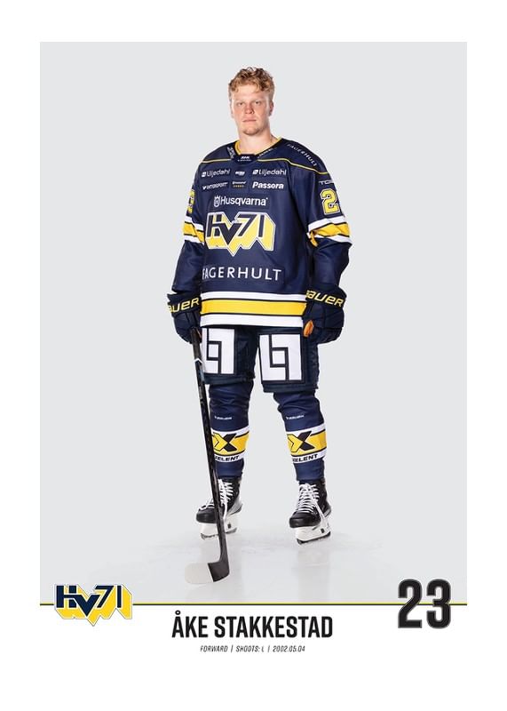 Poster Åke Stakkestad #23 HV71 2023/2024