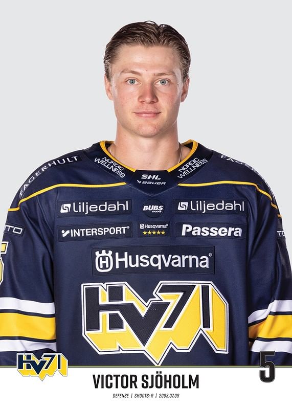 Victor Sjöholm #5 HV71 2023/2024-12