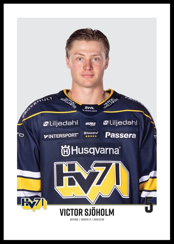 Victor Sjöholm #5 HV71 2023/2024-12