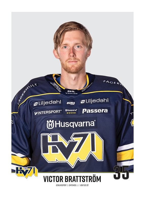 Poster Victor Brattström #35 HV71 2023/2024