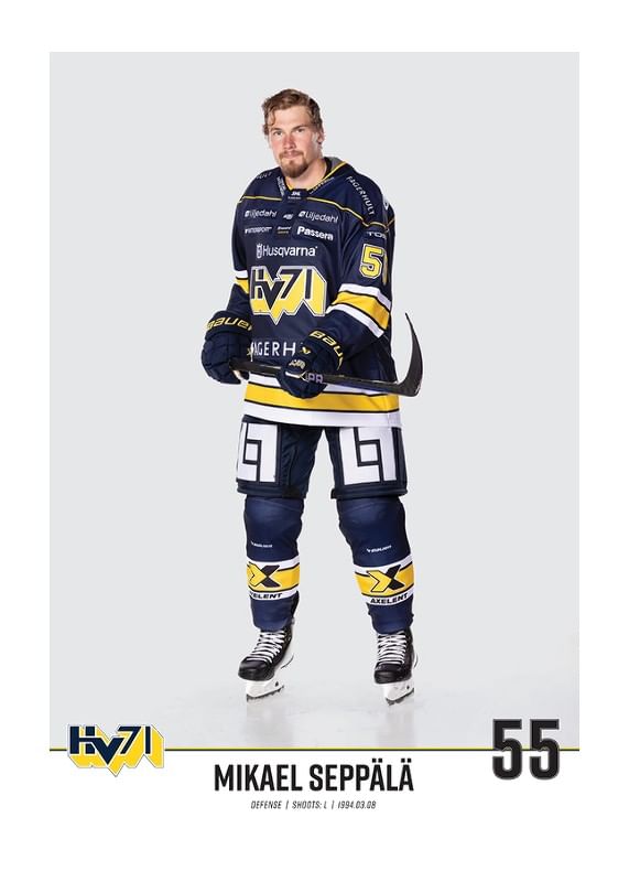 Poster Mikael Seppälä #55 HV71 2023/2024