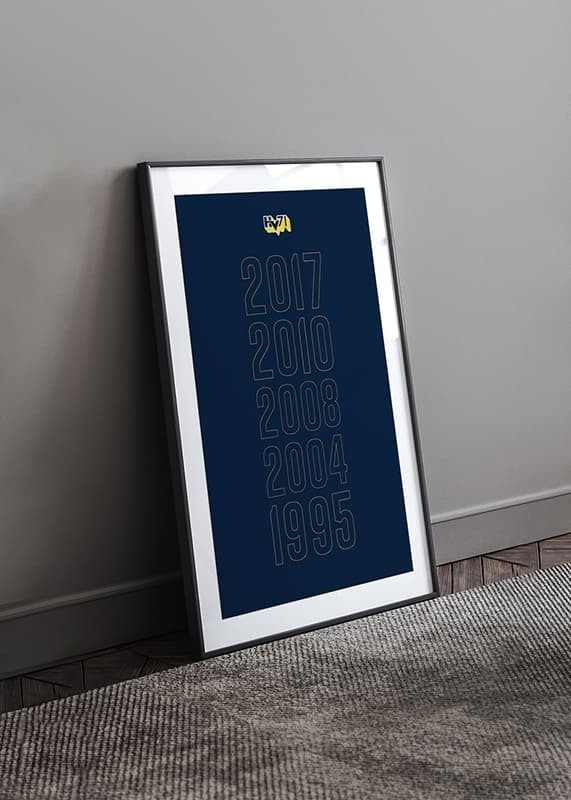 Poster HV71 SM-Guld Åren crossfade