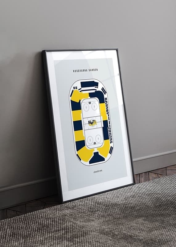 Poster HV71 Husqvarna Garden Skiss crossfade